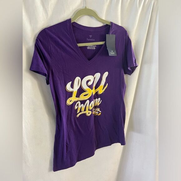 Fanatics LSU Mom Shirt Size Small NWT - Picture 2 of 6